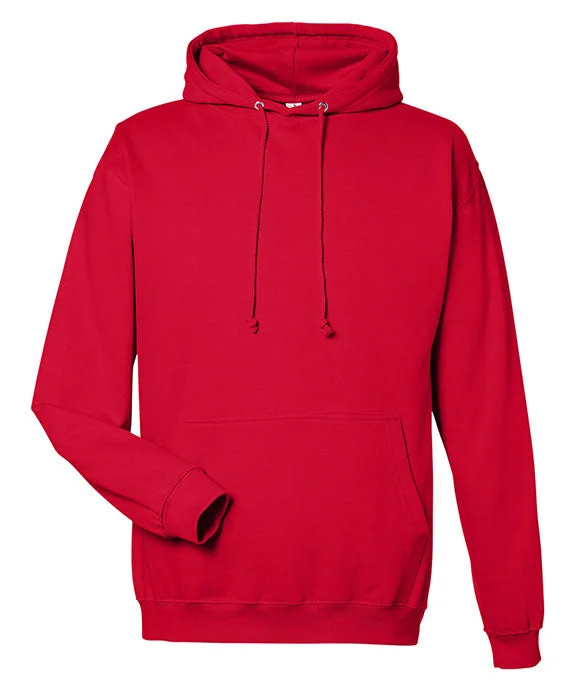 JHA001 - Just Hoods By AWDis Mens Midweight College Hooded Sweatshirt | Fire Red