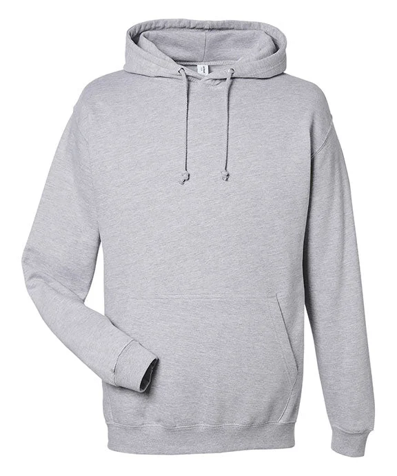 JHA001 - Just Hoods By AWDis Mens Midweight College Hooded Sweatshirt | Heather Grey