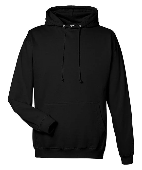 JHA001 - Just Hoods By AWDis Mens Midweight College Hooded Sweatshirt | Jet Black