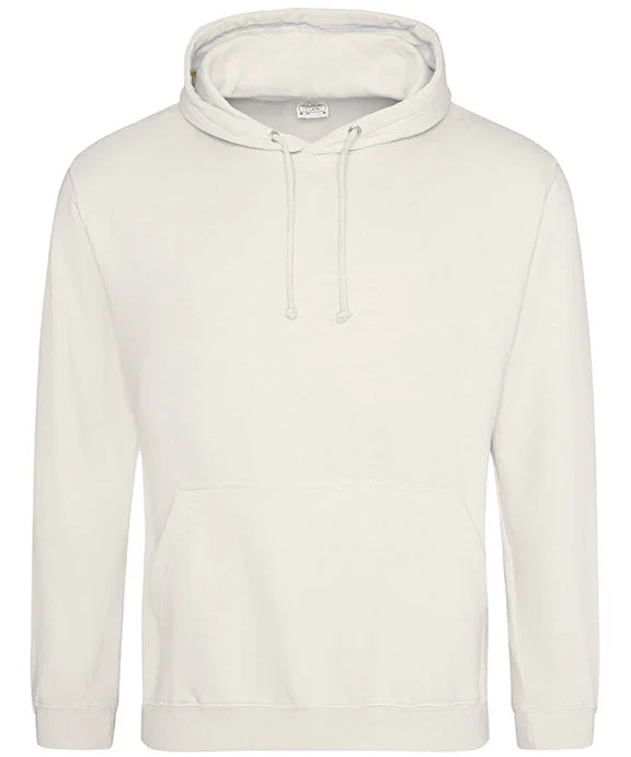 JHA001 - Just Hoods By AWDis Mens Midweight College Hooded Sweatshirt | Vanilla Milkshake