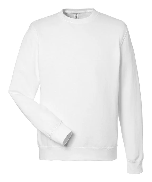 JHA030 - Just Hoods By AWDis Adult Midweight College Crewneck Sweatshirt | Arctic White