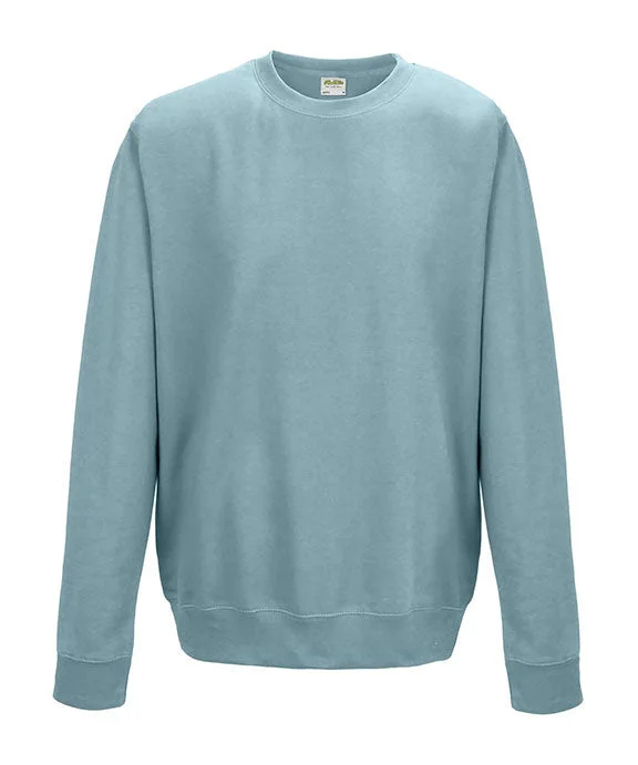 JHA030 - Just Hoods By AWDis Adult Midweight College Crewneck Sweatshirt | Sky Blue