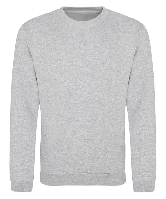 JHY030 - Just Hoods By AWDis Youth Crewneck Sweatshirt | Heather Grey