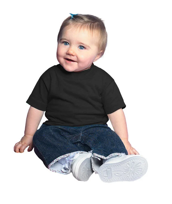 3401 - Rabbit Skins Infant Jersey T-Shirt | Black