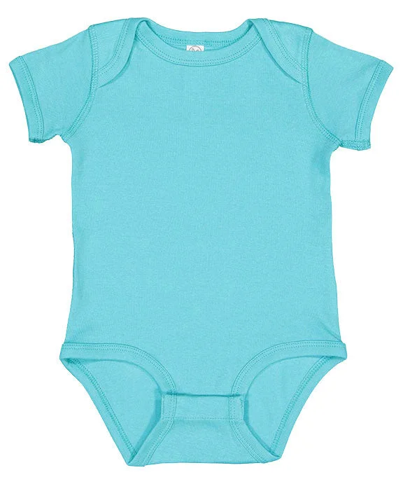 4400 - Rabbit Skins Infant Baby Lap-Shoulder Bodysuit | Caribbean