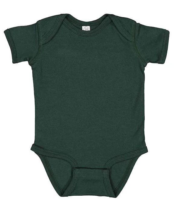 4400 - Rabbit Skins Infant Baby Lap-Shoulder Bodysuit | Forest