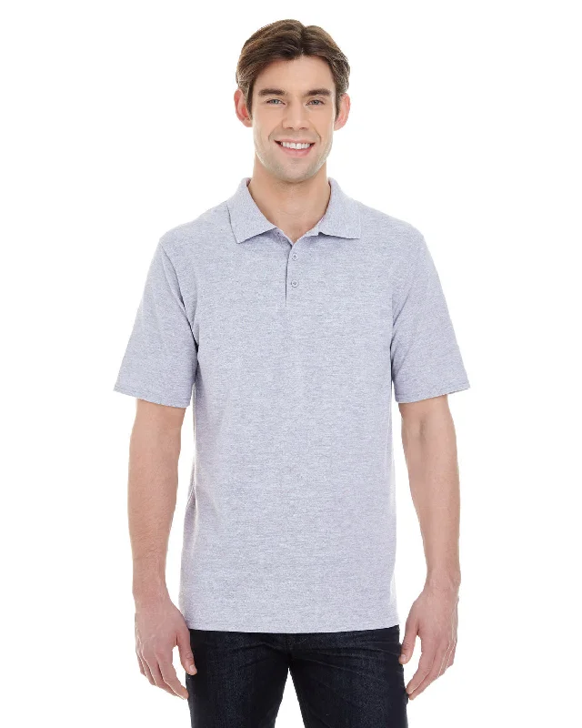 Hanes 055P Men's 6.5 oz. X-Temp Piqu Short-Sleeve Polo with Fresh IQ