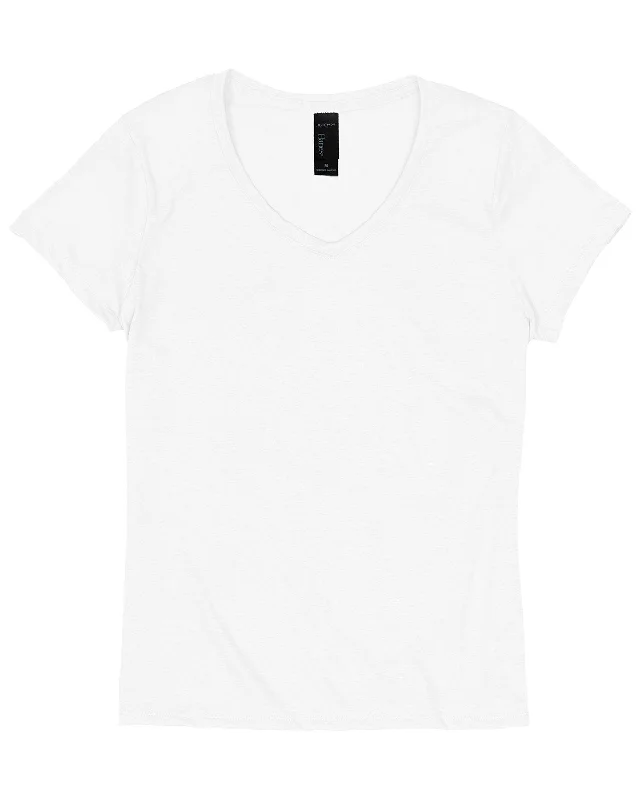 Hanes 42VT Ladies' X-Temp Triblend V-Neck T-Shirt