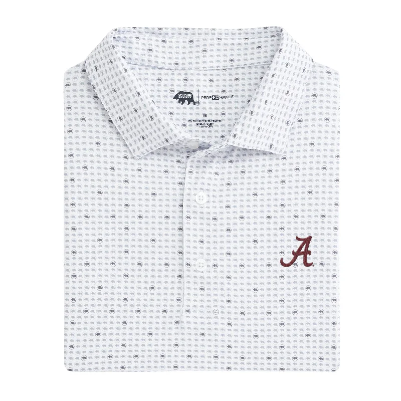 Alabama Tour Logo Printed Performance Polo