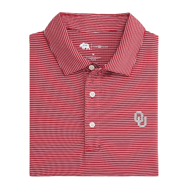 Birdie Stripe Oklahoma Performance Polo