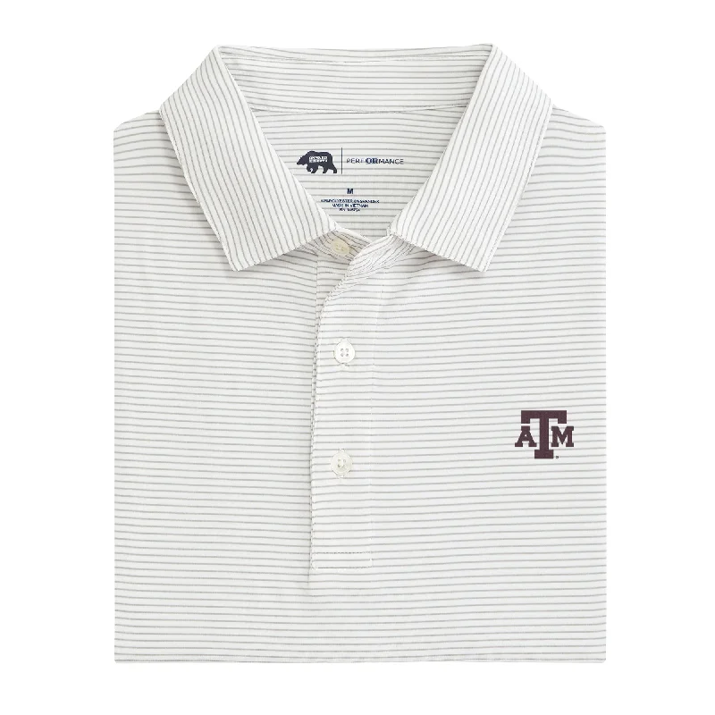 Birdie Stripe Texas A&M Polo