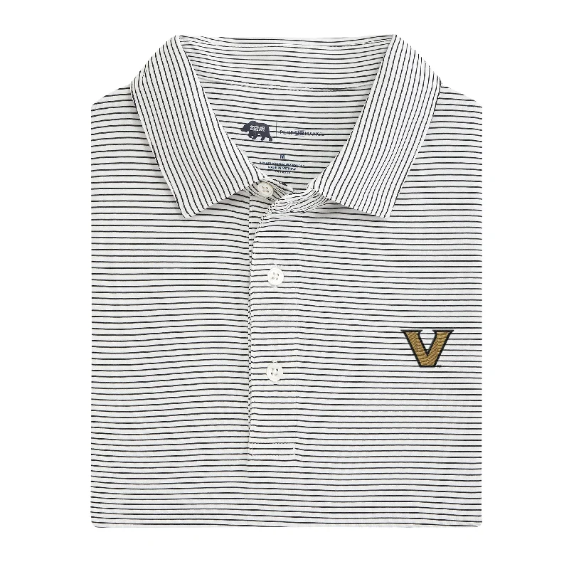 Birdie Stripe Vanderbilt Performance Polo