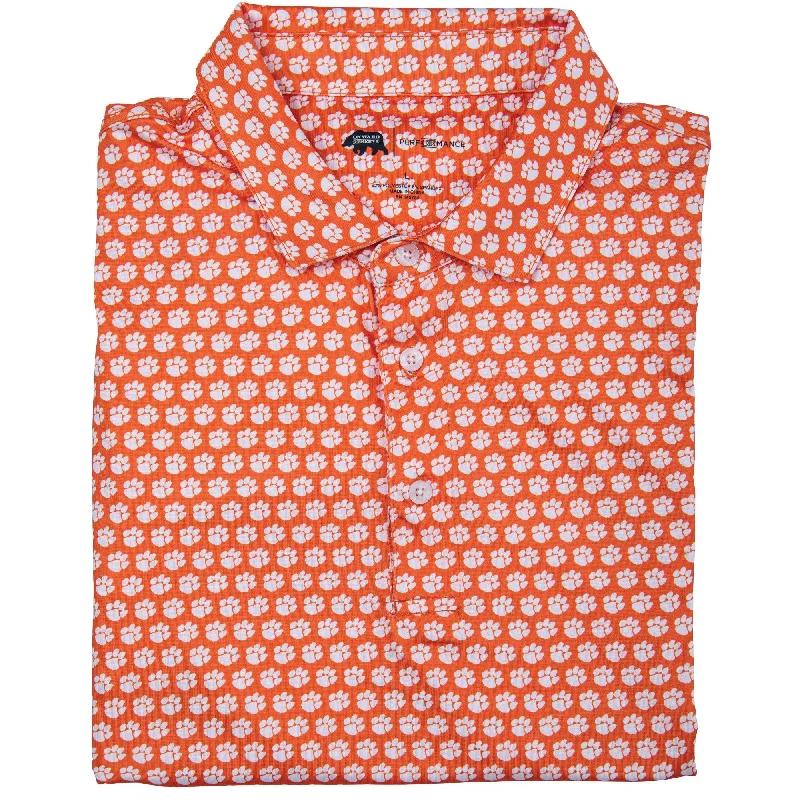 Clemson Printed Performance Polo