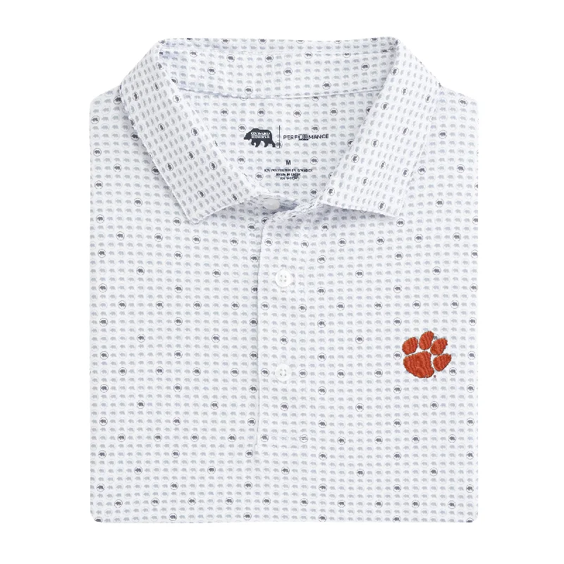 Clemson Tour Logo Printed Performance Polo