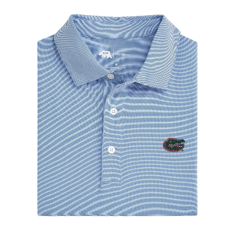 Hairline Stripe Florida Gator Performance Polo