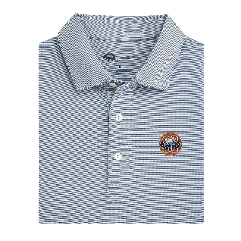 Houston Astros Cooperstown Hairline Stripe Performance Polo