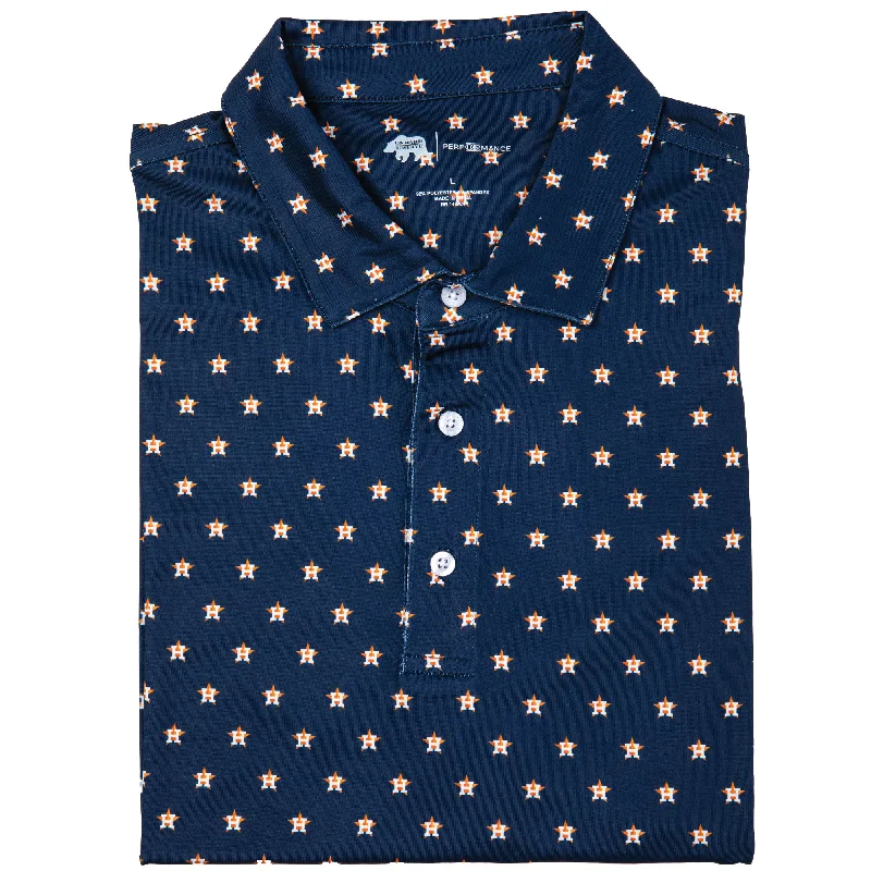 Houston Astros Printed Performance Polo