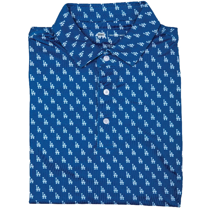 Los Angeles Dodgers Printed Performance Polo