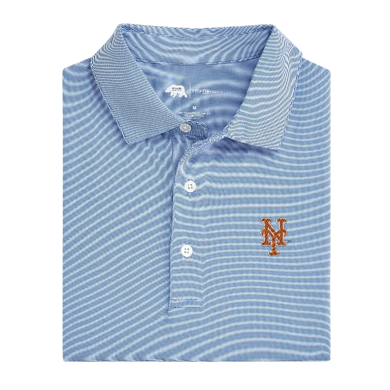 New York Mets Hairline Performance Polo