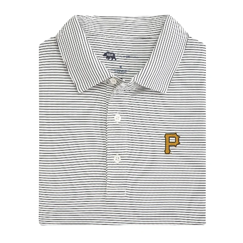 Pittsburgh Pirates Birdie Stripe Performance Polo