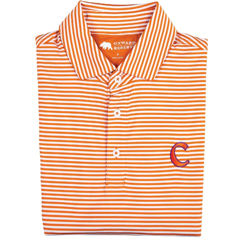 Pro Stripe Clemson C Polo