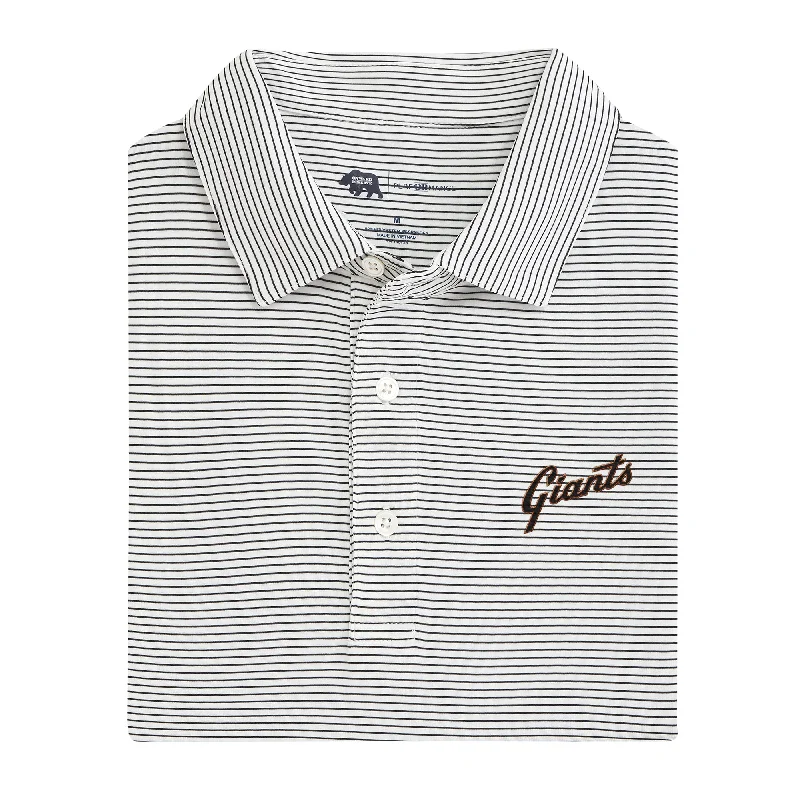 San Francisco Giants Script Birdie Stripe Performance Polo