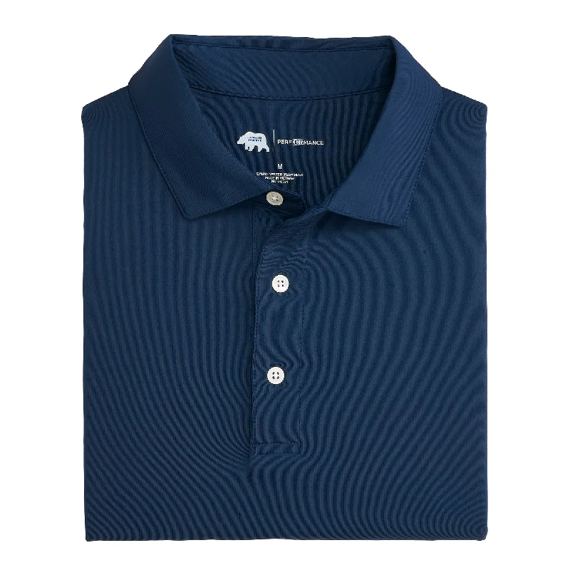 Solid Performance Polo - Navy