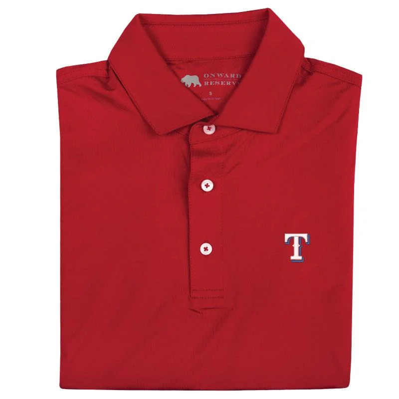 Texas Rangers Solid Performance Polo