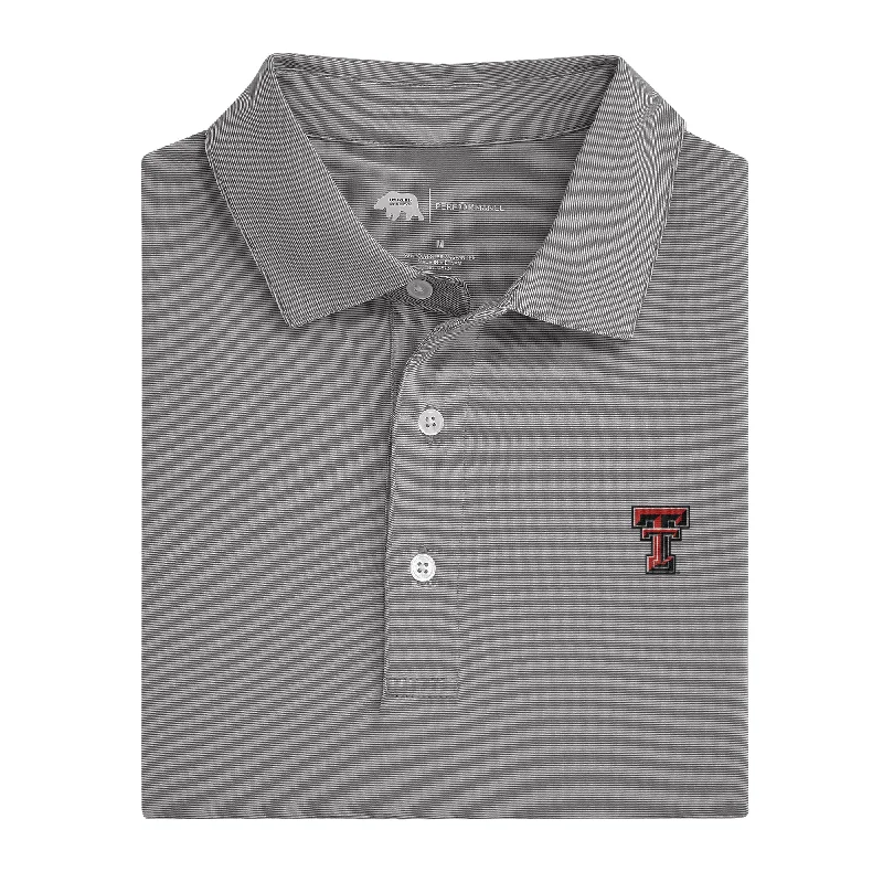 Texas Tech Hairline Performance Polo