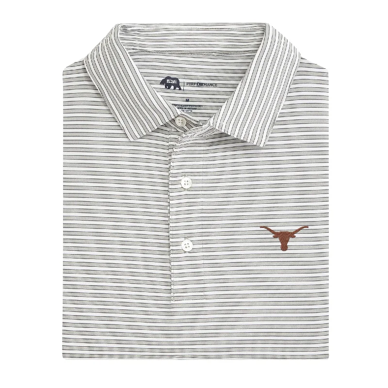 University of Texas Mulligan Stripe Performance Polo