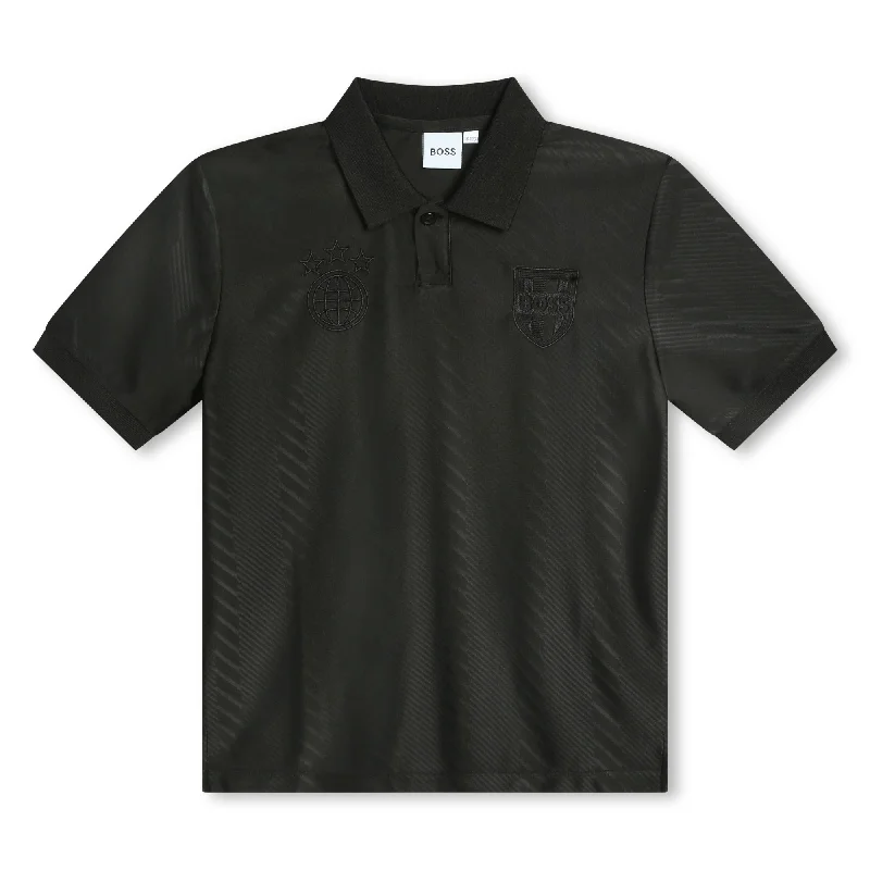 Black Logo Polo