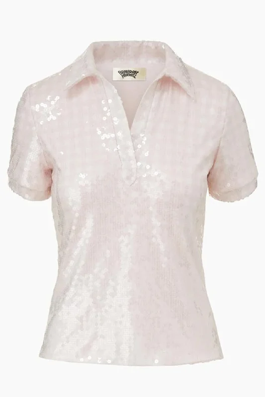 Liquid Sequin Polo