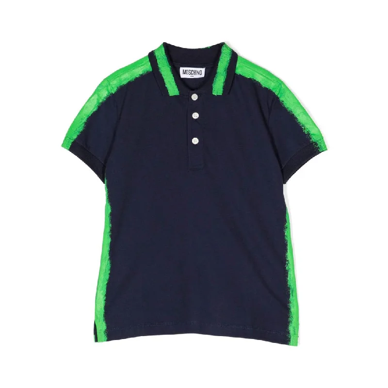 Navy Blue Logo Polo