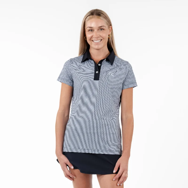 Prism Performance Polo | The Prism - White/Midnight Black