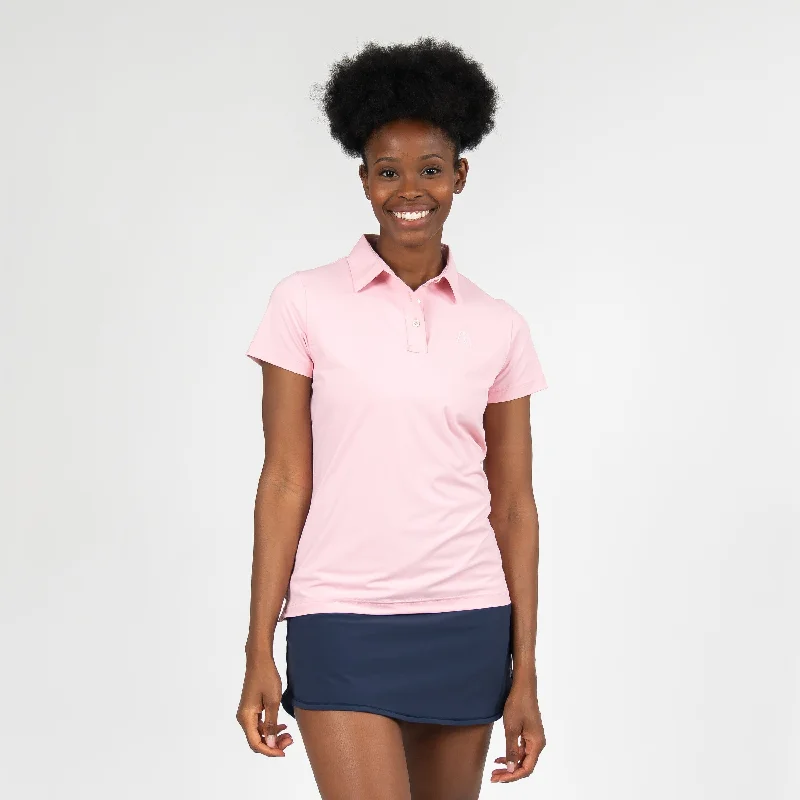 Solid Performance Polo | Solid - Flamingo Pink