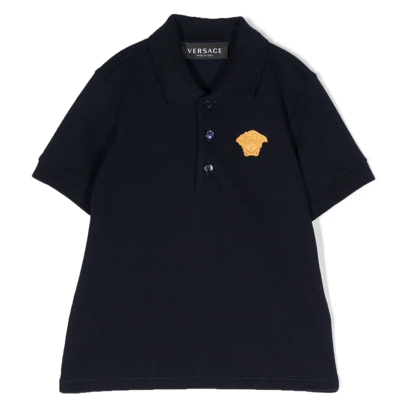 Navy Logo Polo