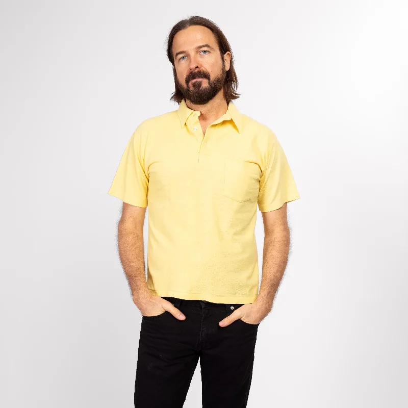 Small 80s The Ugly Duckling Yellow Polo Shirt