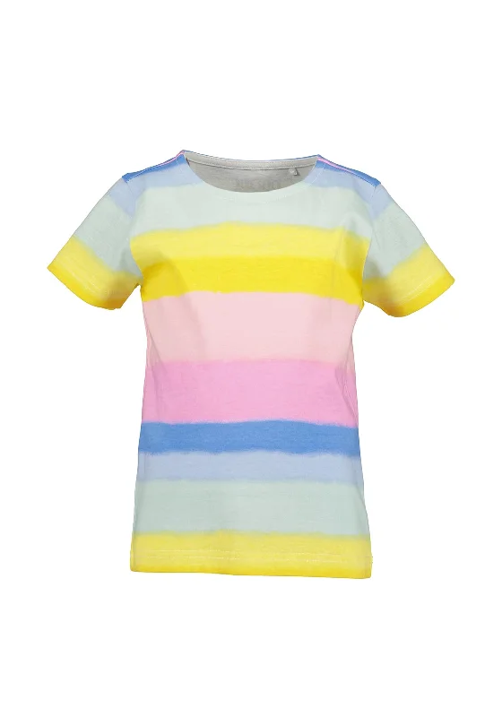 Blue Seven Girl Ombre Short Sleeve Tee, Multi