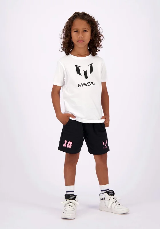 Vingino X Messi Ten Short Sleeve Tee, Real White