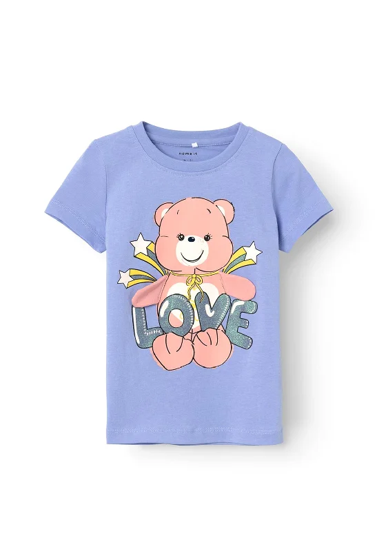 Name It Mini Girl Barbelle Short Sleeve Tee, Easter Egg