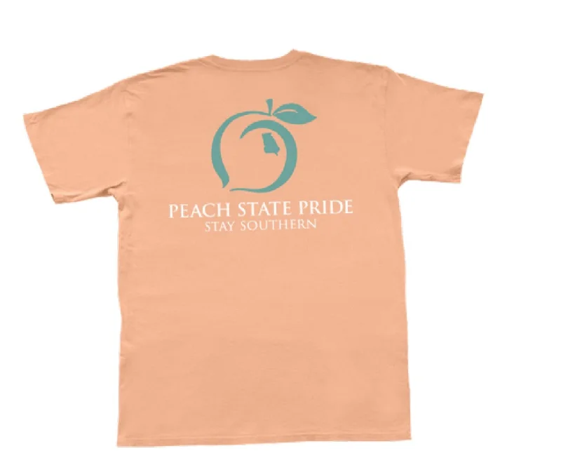 Classic Stay Southern Short Sleeve Tee (Peach)