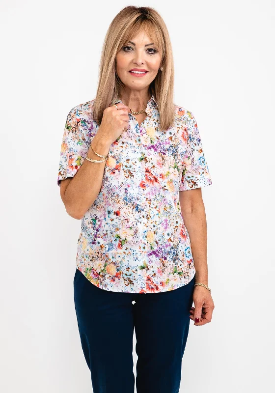 ERFO Floral Short Sleeve Light Shirt, Multi