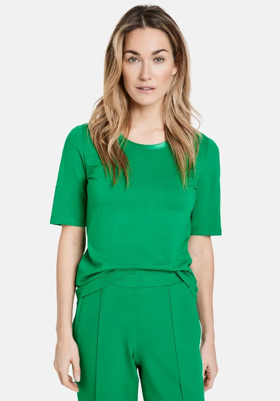 Gerry Weber Short Sleeve Top, Emerald Green