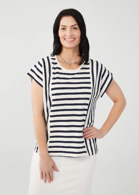 Short Sleeve Stripe Top