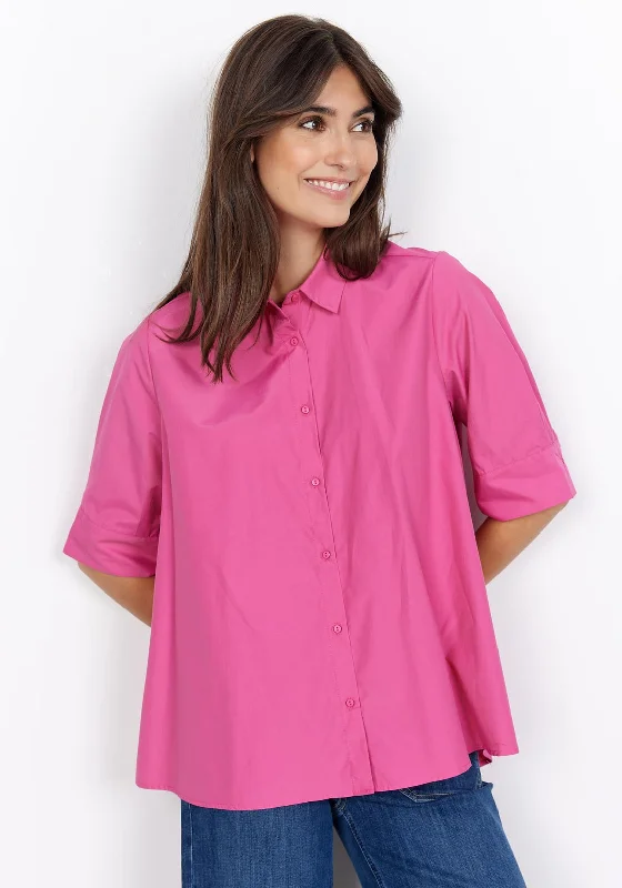 Soyaconcept Netti Short Sleeve Shirt, Pink