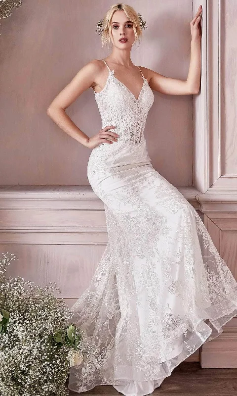 Ladivine J825W - Fitted Lace Bridal Gown